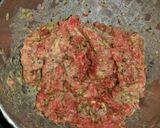 A picture of step 6 of Greek Style Beef and Pita Sandwich.