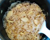 A picture of step 9 of Inari Sushi with Minced Meat and Bamboo Shoots.