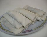 A picture of step 5 of Crispy Basic Spring Rolls.