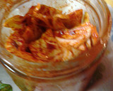 A picture of step 2 of Kimchi, my simple version.