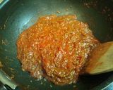 A picture of step 4 of Meat Sauce Spaghetti with Canned Tomatoes.