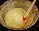 A picture of step 3 of Vanilla Layer Cake with Peppermint Whipped Cream Frosting and Filling.