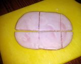 A picture of step 2 of cucumber sandwiches.