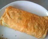 A picture of step 11 of For Bento Boxes: Edamame and Cheese Tamagoyaki (Japanese Rolled Omelet).