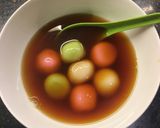 Foto langkah ke 10 dari resep Wedang ronde jahe gula merah.
