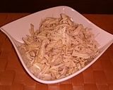 A picture of step 1 of Easy Chicken Tenders and Cream Spaghetti.