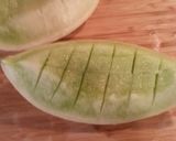 A picture of step 4 of Melon Boats.