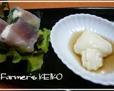 A picture of step 4 of Farmhouse Recipe: Fresh Spring Rolls With Mizuna.