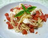 A picture of step 6 of Fresh Tomato and Mozzarella Pasta.