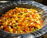 A picture of step 5 of Crockpot Zesty 2-Bean Shredded Chicken Chili.