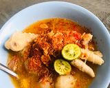 Foto langkah ke 4 dari resep Seblak cilok ceker endul.