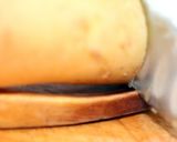 A picture of step 2 of Sig's Humbles ( hasselback potatoes).