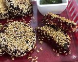 A picture of step 12 of Beetroot Carrot Tikki.