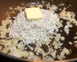 Hình bước làm 5 của món Cơm Risotto & Súp Kem Bí Đỏ - Creamy Parmesan Pumskin Guanciale Risotto 🇮🇹