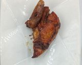 A picture of step 1 of Poussin Chicken.