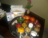 A picture of step 1 of ChanaMasala.