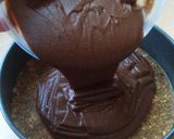A picture of step 7 of Vickys No-Bake 'Nutella Cheesecake', GF DF EF SF Nut-Free Option.