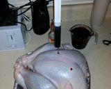 A picture of step 1 of Big Guy's easy Teriyaki Roasted Turkey.