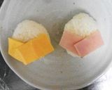 A picture of step 4 of Cute Bento for the Doll Festival!.