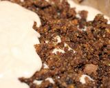 A picture of step 4 of Sig's Pistachio Nut Crumble Cake.