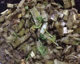 A picture of step 1 of Pumpkin & Raw banana peel Bharta.