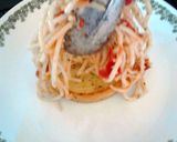A picture of step 10 of Bruschetta Spaghetti.