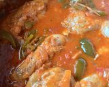 Une image de l'étape 4 de Poulet basquaise.