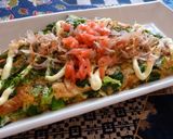 A picture of step 4 of Simple! Green Onion Pancakes (Negiyaki) with Cheese.