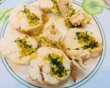Hình bước làm 16 của món Ức gà nhồi cơm rau và cheese