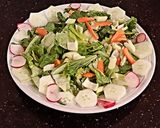 A picture of step 2 of BLT Summer Salad.