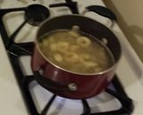 A picture of step 3 of Elisa's Bacon and Meat Cheese Tortellini.