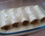 A picture of step 7 of Vickys Apple & Custard Cannelloni Crumble, GF DF EF SF NF.
