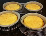 A picture of step 6 of Vanilla Layer Cake with Peppermint Whipped Cream Frosting and Filling.