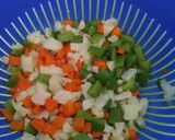 Foto del paso 2 de la receta Ensalada de couscous con aliño de Tahin