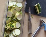 Une image de l'étape 1 de Gratin de Courgettes.