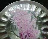 A picture of step 2 of Arbi Masala Curry.