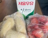 Hình bước làm 2 của món Sinh tố 🍓🍓🍌🍌