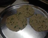A picture of step 3 of Methi puri.