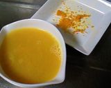 A picture of step 1 of Orange Custard Pudding.