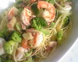 A picture of step 11 of Shrimp and Broccoli Pasta.