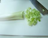 A picture of step 1 of Easy Pan-Fried Chicken Breast and Japanese Leek.