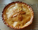 A picture of step 11 of Vickys Caramel Apple Pie, GF DF EF SF NF.