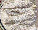 A picture of step 1 of Hot spicy fried chicken tenders.