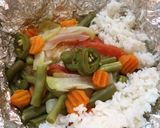 Foto del paso 5 de la receta: Sabanitas de mojarra con vegetales al vapor