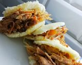 Foto del paso 6 de la receta: Arepas de bondiola desmechada con cebolla caramelizada 🎉