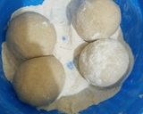 A picture of step 1 of Crispy square paratha.