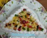 फ्रूट डिलाईट सैंडविच केक (Fruit delight sandwich cake recipe in Hindi) रेसिपी चरण 3 फोटो