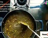 A picture of step 4 of Punjabi Pind (Village) Style ~ Sarson ka saag aur Makki ki Roti.