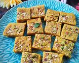 A picture of step 9 of Besan Burfi.