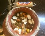A picture of step 8 of Hyderabadi Dum Biryani.